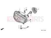 HONDA NT650V2 Deauville 2002 F-1 HEADLIGHT