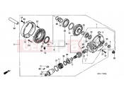 HONDA NT650V2 Deauville 2002 F-14 MAIN TRANSMISSION DRIVE GEAR