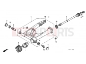 HONDA NT650V2 Deauville 2002 F-23 SWING ARM