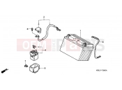 HONDA NT650V2 Deauville 2002 F-28 BATTERY