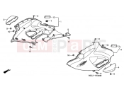 HONDA NT650V2 Deauville 2002 F-34 CENTRAL ENGINE HOUSING
