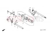 HONDA NT650V3 Deauville 2003 E-17 TRANSMISSION DRUM