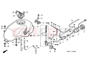 HONDA NT650V3 Deauville 2003 F-15 FUEL TANK