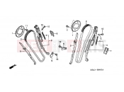 HONDA NT650VW Deauville 1998 E-4 TIMING CHAIN ​​/ TENSIONER