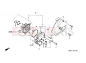 HONDA NT650VW Deauville 1998 E-11 WATER PUMP