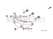 HONDA NT650VW Deauville 1998 F-27 REAR LAMP