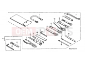 HONDA NT650VW Deauville 1998 F-31 TOOLS