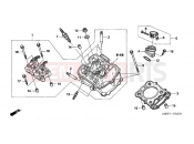 HONDA NT700V7 Deauville 2007 E-2 FRONT CYLINDER HEAD