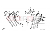 HONDA NT700V7 Deauville 2007 E-4 TIMING CHAIN ​​/ TENSIONER