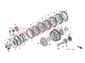 HONDA NT700V7 Deauville 2007 E-7 CLUTCH