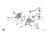 HONDA NT700V7 Deauville 2007 E-11 WATER PUMP