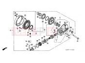 HONDA NT700V7 Deauville 2007 F-16 MAIN TRANSMISSION DRIVE GEAR