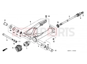 HONDA NT700V7 Deauville 2007 F-25 SWING ARM