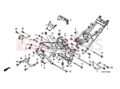 HONDA NT700V7 Deauville 2007 F-32 FRAME HOUSING