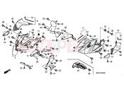 HONDA NT700V7 Deauville 2007 F-36 CENTRAL ENGINE HOUSING
