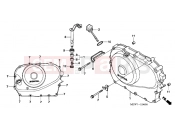 HONDA NT700VA6 Deauville ABS 2006 E-6 RIGHT CRANKSHAFT COVER
