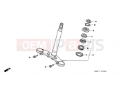 HONDA NT700VA6 Deauville ABS 2006 F-7 STEERING WHEEL