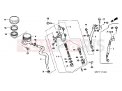 HONDA NT700VA6 Deauville ABS 2006 F-12 REAR MASTER CYLINDER