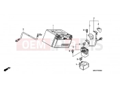HONDA NT700VA6 Deauville ABS 2006 F-30 BATTERY