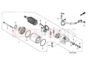 HONDA NT700VA8 Deauville ABS 2008 E-12 STARTER ENGINE