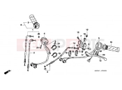 HONDA NT700VA8 Deauville ABS 2008 F-3 HANDLE LEVER / SWITCH / CABLE