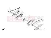 HONDA NT700VA8 Deauville ABS 2008 F-19 SIDE COVER
