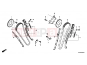 HONDA NT700VAB Deauville ABS 2011 E-4 TIMING CHAIN ​​/ TENSIONER