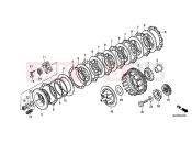 HONDA NT700VAB Deauville ABS 2011 E-7 CLUTCH