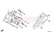 HONDA NT700VAB Deauville ABS 2011 E-10 LEFT CRANKSHAFT COVER