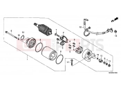 HONDA NT700VAB Deauville ABS 2011 E-12 STARTER ENGINE