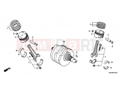 HONDA NT700VAB Deauville ABS 2011 E-15 CRANKSHAFT / PISTON
