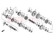 HONDA NT700VAB Deauville ABS 2011 E-16 TRANSMISSION