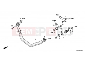HONDA NT700VAB Deauville ABS 2011 E-18 WATER PIPE