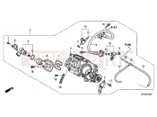 HONDA NT700VAB Deauville ABS 2011 E-20 THROTTLE HOUSING