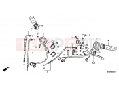 HONDA NT700VAB Deauville ABS 2011 F-3 HANDLE LEVER / SWITCH / CABLE