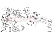 HONDA NT700VAB Deauville ABS 2011 F-6 STEERING BAR PIPE / UPPER BRIDGE
