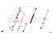 HONDA NT700VAB Deauville ABS 2011 F-9 FRONT FORK