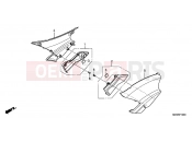 HONDA NT700VAB Deauville ABS 2011 F-19 SIDE COVER