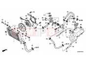 HONDA NT700VAB Deauville ABS 2011 F-34 RADIATOR