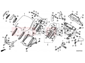 HONDA NT700VAB Deauville ABS 2011 F-35 UPPER ENGINE