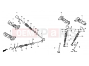 HONDA VTR1000F2 FireStorm 2002 E-3 CAMSHAFT / VALVE