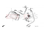 HONDA VTR1000F2 FireStorm 2002 F-27 BATTERY