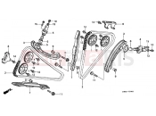 HONDA VTR1000F3 FireStorm 2003 E-4 TIMING CHAIN ​​/ TENSIONER
