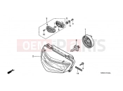HONDA VTR1000F3 FireStorm 2003 F-1 HEADLIGHT