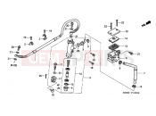 HONDA VTR1000F3 FireStorm 2003 F-12 REAR MAIN BRAKE CYLINDER