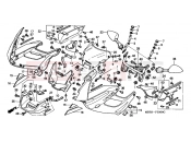 HONDA VTR1000F3 FireStorm 2003 F-33 ​​ENGINE HOUSING