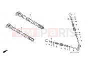 HONDA CBR900RRN Fireblade 1992 E-3 CAMSHAFT / VALVE