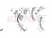 HONDA CBR900RRN Fireblade 1992 E-4 TIMING CHAIN ​​/ TENSIONER