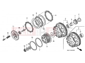 HONDA CBR900RRN Fireblade 1992 E-6 CLUTCH