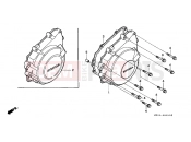 HONDA CBR900RRN Fireblade 1992 E-8 GENERATOR COVER